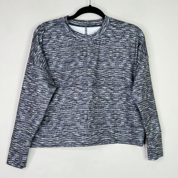 Lou & Grey Drop Shoulder Crop Activewear Top Women's Size Small - Picture 1 of 6